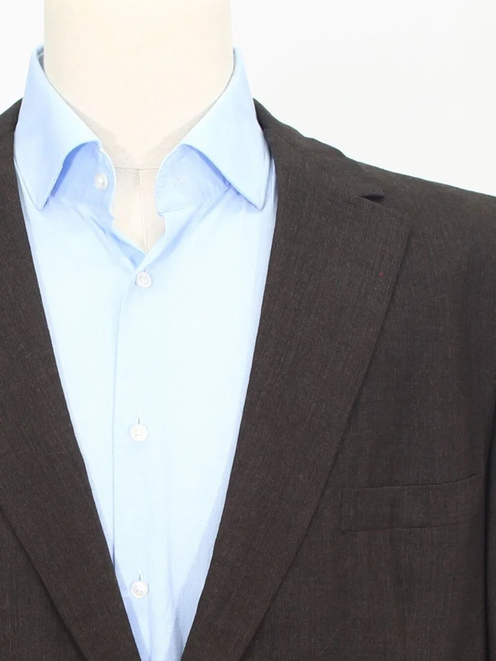 House of Duro 46L 40x31 Brown Full Suit 2-Button Solid R920